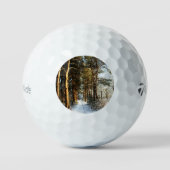 Forest Sneeuwscène tmtp5 gbcnm Golfballen (Voorkant)