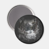 Forest Snowy Trees | Snowy Forest Magnet Magneet (Voorkant / Achterkant)