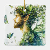 Forest Spirit Keramisch Ornament (Achterkant)