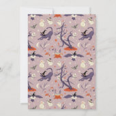 Forest Spirits Halloween Verjaardagsfeest Kaart (Achterkant)