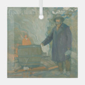 Forest stille Moonshiners White Lightning Liquor Glas Ornament (Voorkant)