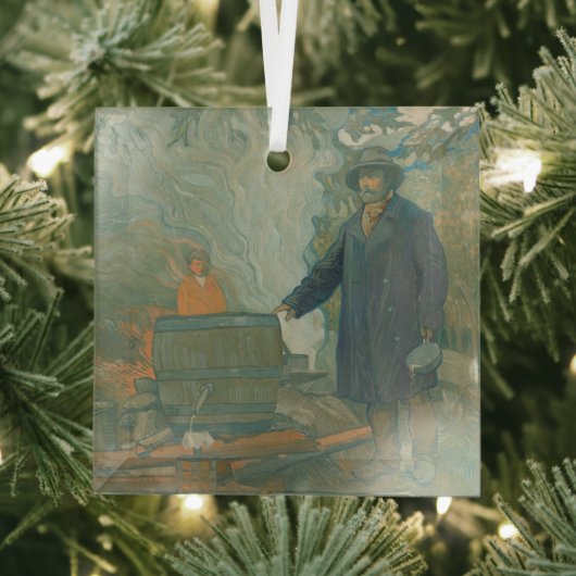 Forest stille Moonshiners White Lightning Liquor Glas Ornament (Insitu)