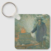 Forest stille Moonshiners White Lightning Liquor Sleutelhanger (Voorkant)