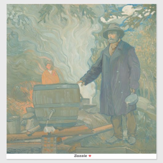 Forest stille Moonshiners White Lightning Liquor Sticker (Vel)