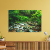 Forest Stream in Lush Woodland (Dargle River) Canvas Afdruk (Insitu (Woonkamer))