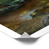 Forest Stream in Lush Woodland (Dargle River) Poster (Hoek)