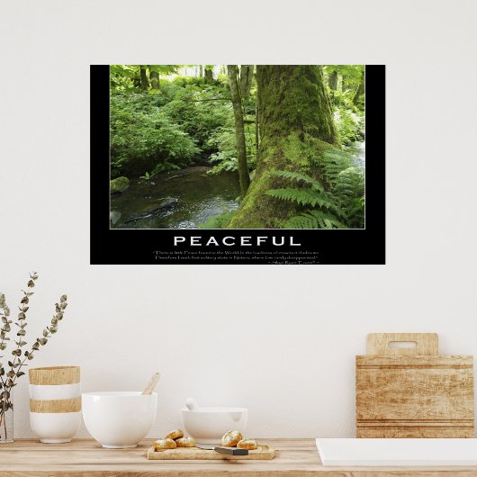 FOREST STREAM Nature Photo Poster Imprimer (Cuisine)