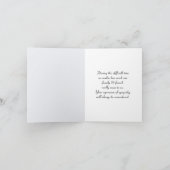 Forest Sunbeams Sympathie Hartelijk dank Kaart (Binnen)