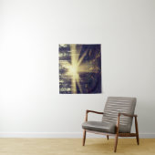 Forest Sunbeams Wandkleed (In situ)