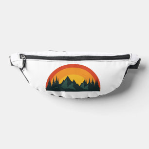 Forest Sunset Camping Voyage en plein air aventure
