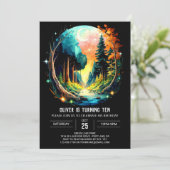 Forest Timber Wonderland Verjaardag Kaart (Staand voorkant)