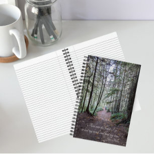 Forest Trail Foto van John Muir Quote Notitieboek
