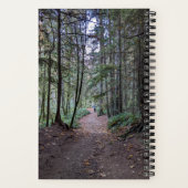 Forest Trail Foto van John Muir Quote Notitieboek (Achterkant)