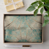 Forest Trees Green Brown Winter Woodland Tissuepapier (Geschenk)