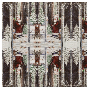 Forest Visitor 2 Fabric Stof