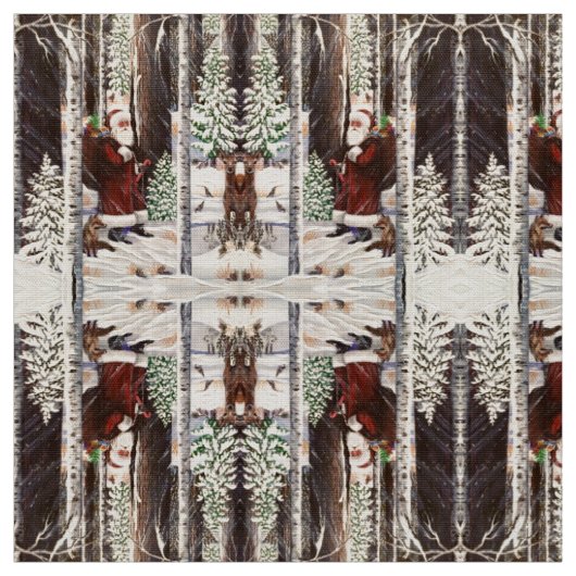 Forest Visitor 2 Fabric Stof (Swatch)