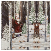 Forest Visitor 2 Fabric Stof (Close Up)