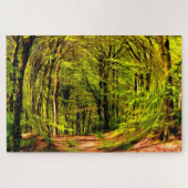 Forest Walk in Spring. Legpuzzel (Horizontaal)