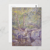 Forest waterval schilderij Briefkaart (Voorkant / Achterkant)