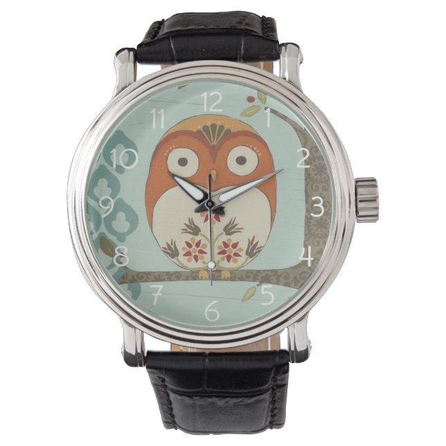 Forest Whimsy I Horloge (Voorkant)