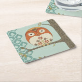 Forest Whimsy I Vierkante Kartonnen Onderzetter (Schuin)