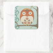 Forest Whimsy I Vierkante Sticker (Tas)