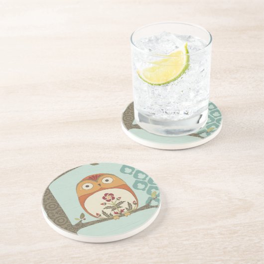 Forest Whimsy II Zandsteen Onderzetter (Zijkant)