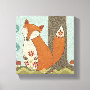 Forest Whimsy IV Canvas Afdruk
