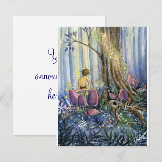 Forest Whisperings Aankondiging (Voorkant / Achterkant)