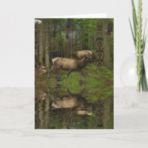 FOREST WILDLIFE Clans animaux Cartes de voeux