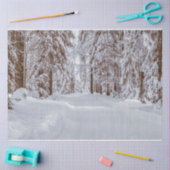 Forest Winter 11 Ontvangstdocument Tissuepapier (Craft)