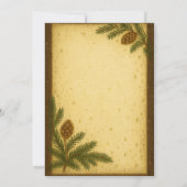 Forest Winter Gathering Invitation | Elegant  (Dos)