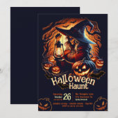 Forest Witch Halloween Kaart (Voorkant / Achterkant)