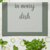 Forest - Witte keukenhanddoeken (Gevouwen)