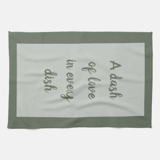 Forest - Witte keukenhanddoeken (Horizontaal)