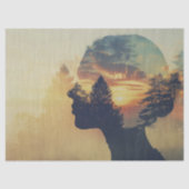 Forest Woman Decoupage Tissuepapier (Voorkant)