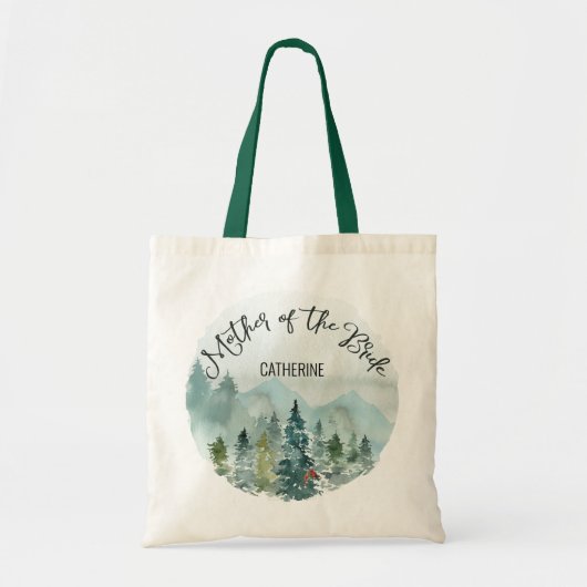 Forest Wonder Moeder van de bruid Bruiloft Tote Bag (Voorkant)