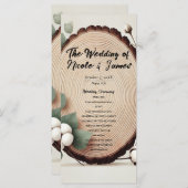 Forest Wood Eucalyptus Cotton Rustiek Programma (Voorkant / Achterkant)