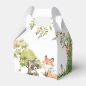Forest Woodland Animal Baby shower Bedankdoosjes (Achterkant)
