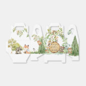 Forest Woodland Animal Baby shower Bedankdoosjes (Uitgevouwen)