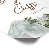 Forest Woodland boeken en geschenken Poster (Hoek)