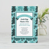 Forest Woodland Theme Natuur Lover Invitation Kaart (Staand voorkant)