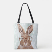 Forester met vier ogen | Bunny Rabbit Draagtas (Achterkant)