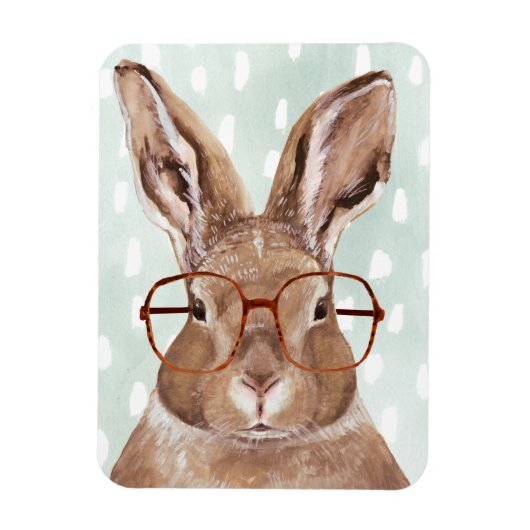 Forester met vier ogen | Bunny Rabbit Magneet (Verticaal)