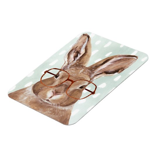 Forester met vier ogen | Bunny Rabbit Magneet (Linkerzijde)