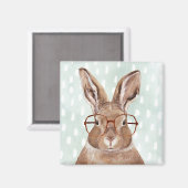 Forester met vier ogen | Bunny Rabbit Magneet (Voorkant / Achterkant)