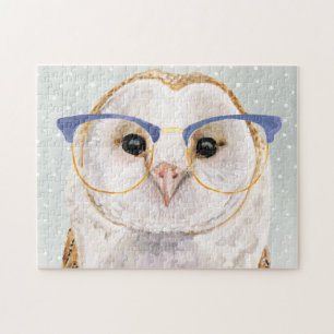 Forester met vier ogen   Wise Owl Legpuzzel