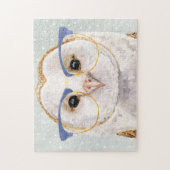 Forester met vier ogen | Wise Owl Legpuzzel (Verticaal)