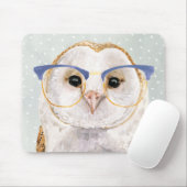 Forester met vier ogen | Wise Owl Muismat (Met muis)