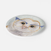 Forester met vier ogen | Wise Owl Papieren Bordje (Gekanteld)